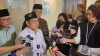 Ketum DPP PKB Muhaimin Iskandar alias Cak Imin menyatakan bahwa partainya akan mendeklarasikan Capres-Cawapres sebelum Ramadan 2023. (Liputan6.com/Winda Nelfira)