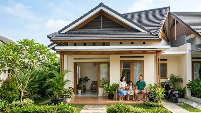 Rumah Tipe 36 yang Sejuk untuk Keluarga 3 Orang