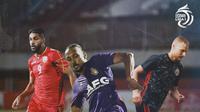 Liga 1 - Abdulla Yusuf Helal, Rohit Chand, Hanno Behrens (Bola.com/Adreanus Titus)