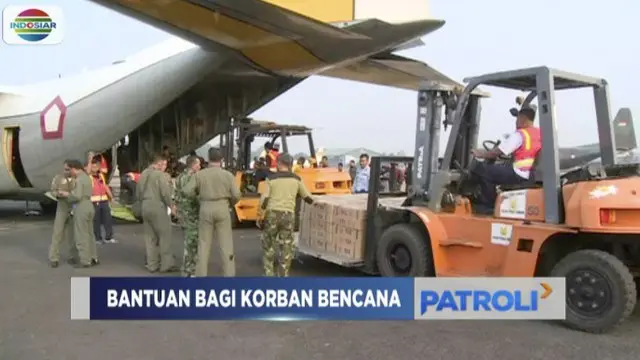 3 Ton Logistik dan 2 Genset Diterbangkan untuk Gempa-Tsunami Palu