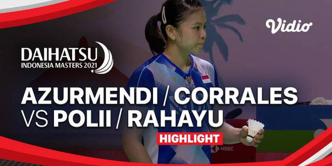 VIDEO: Kalahkan Wakil Spanyol, Greysia Polii / Apriyani Rahayu Melangkah ke Perempat Final Indonesia Masters 2021