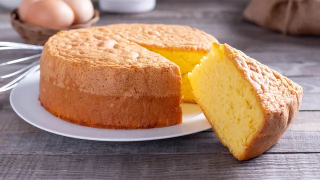 kue shiffon cake panggang