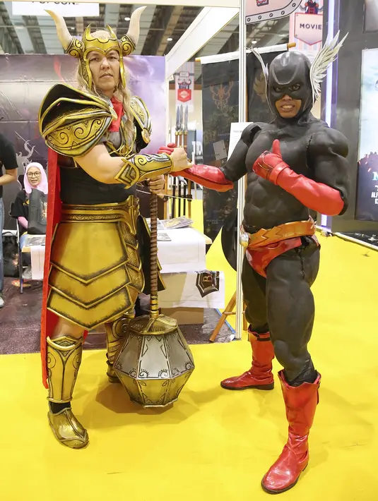 "Indonesia pasarnya sangat besar bagi pop-culture dan industri kreatif. Popcon Asia siap memfasilitasi pemerintah, brand dan segenap pihak yang ingin membesarkan industri kreatif dan pop-culture tanah air," ungkap Grace Kusnadi.(Bambang E.Ros/Bintang.com)