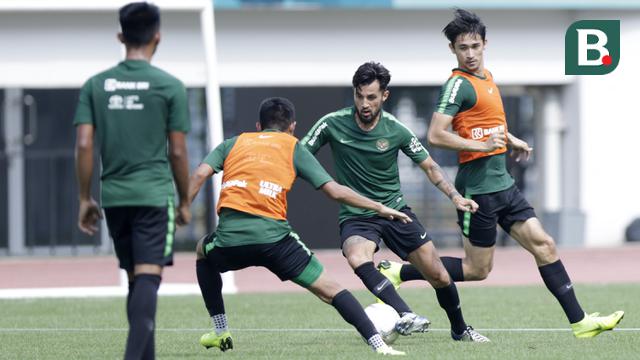 Piala AFF 2018 : Latihan Timnas Indonesia