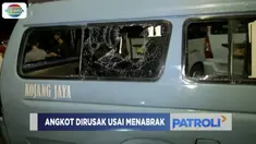 Sang sopir angkot sendiri selamat dari amukan massa karena langsung melarikan diri meninggalkan mobilnya yang berisi banyak penumpang.