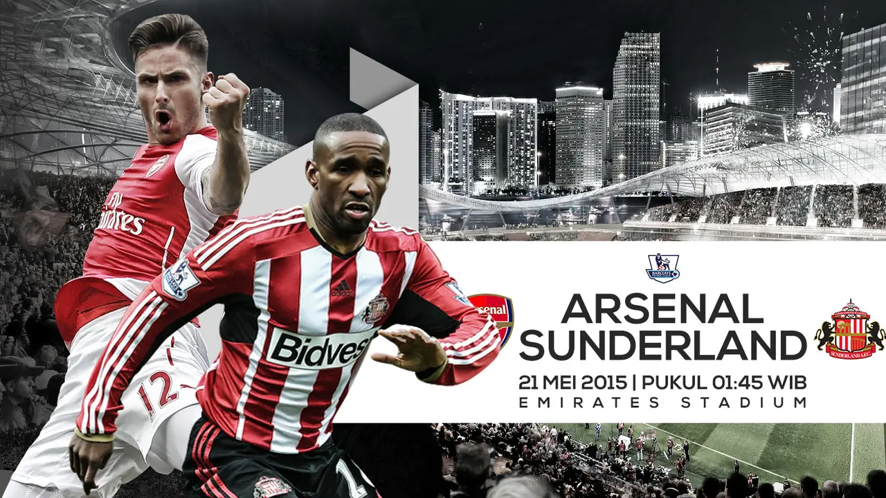 Prediksi Arsenal vs Sunderland (Liputan6.com/Yoshiro)