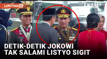 Jokowi 'Enggan' Salaman dengan Kapolri Listyo Sigit, Ada Apa?