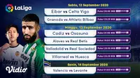 Jadwal live streaming La Liga 2020/2021 di Vidio. (Foto: Vidio)