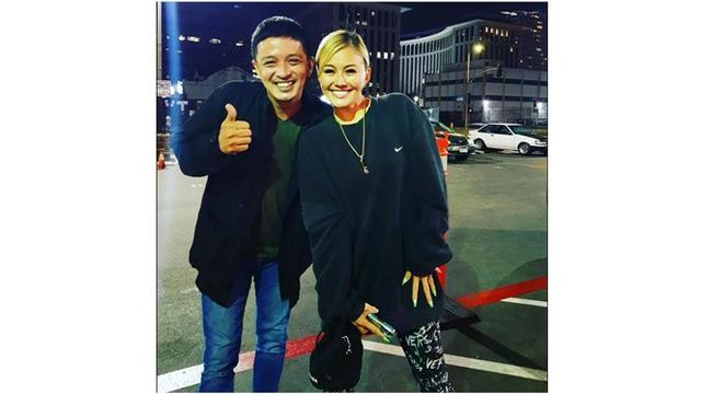 Reuni di Amerika, Ini 6 Potret Eza Yayang dan Agnez Mo dari Teman Duet Hingga Kini