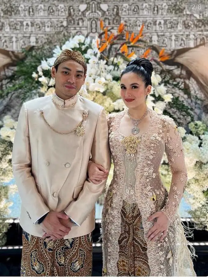 Potret Chelsea Islan Resmi Dilamar Rob Clinton, Tampil Anggun Berbalut Kebaya Jawa