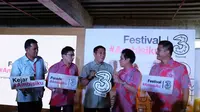 Tri Hutchison menggelar kampanye di tiga kota besar Indonesia bertajuk Ambisiku. Liputan6.com/Iskandar