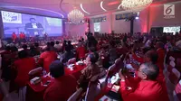 Suasana saat acara Syukuran PKPI di Cipayung, Jakarta, Jumat (29/12). Hendropriyono mengungkapkan ramalannya soal siapa yang menjadi Presiden dan Wakil Presiden 2019-2024. (Liputan6.com/Faizal Fanani)