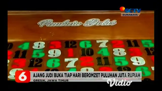 VIDEO: Polisi Ringkus Pelaku Judi Dadu dan Bola Gelinding di Gresik