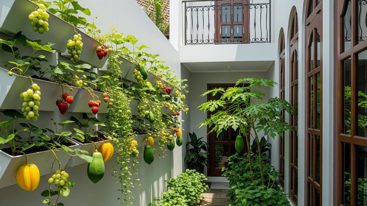 7 Model Kebun Buah Gantung di Tembok Sempit Minimalis, Bikin Hunian Hijau dan Segar