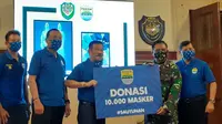 Persib Salurkan Bantuan Penanganan COVID-19 ke Kodam III/Siliwangi
