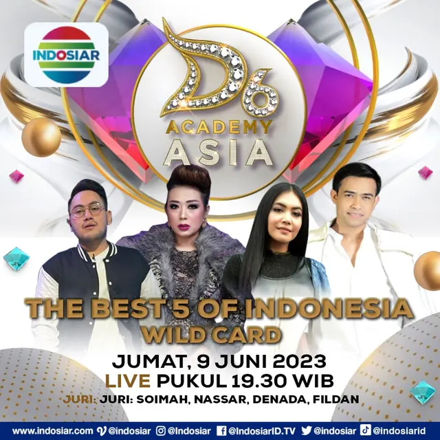 Dangdut Academy Asia 6 tayang mulai 7 Juni 2023 pukul 19.30 WIB di Indosiar (foto dok. Indosiar)