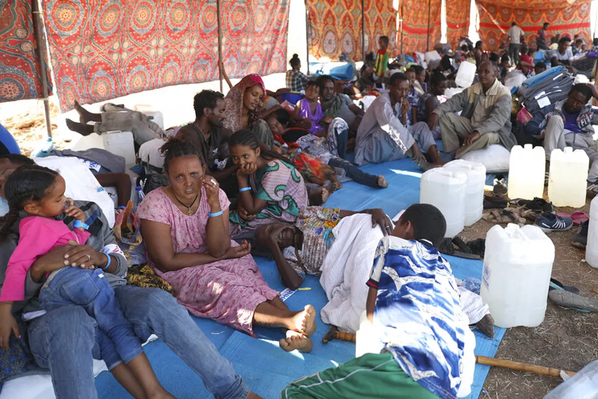 FOTO: Pertempuran Meluas, Ribuan Warga Ethiopia Mengungsi ke Sudan