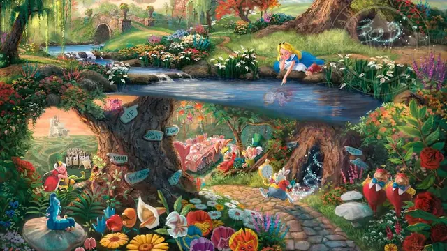 Seperti dalam Film, 7 Potret Lukisan Disney Ini Terlihat Sempurna