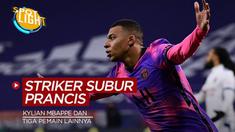 Berita video spotlight yang membahas tentang empat penyerang asal Prancis tersubur musim ini salah satunya ialah Kylian Mbappe