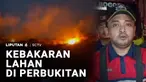 Lahan seluas satu hektare di perbukitan Gunung Wangun, Bogor, Jawa Barat, terbakar. Kebakaran dipicu cuaca kering di musim kemarau.
