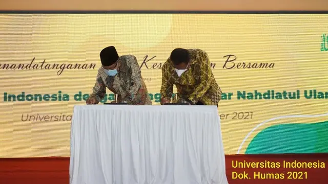 Universitas Indonesia dan PBNU Jalin Kerja Sama Tanamkan Nilai Kebangsaan di Lingkungan Kampus