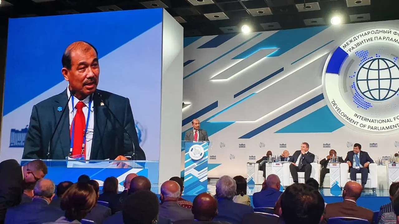 Di Rusia, DPD RI Ajak Parlemen di Semua Negara Bekerjasama Menghadapi Ancaman Global