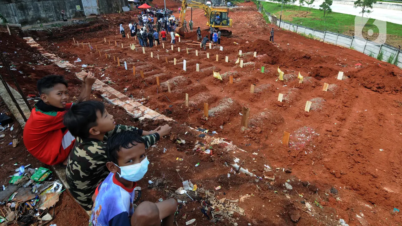 Lahan Baru Pemakaman COVID-19 di Tangerang Selatan