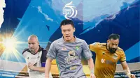 BRI Liga 1 - Wiljan Pluim, Sho Yamamoto, Mathias Mier (Bola.com/Adreanus Titus)