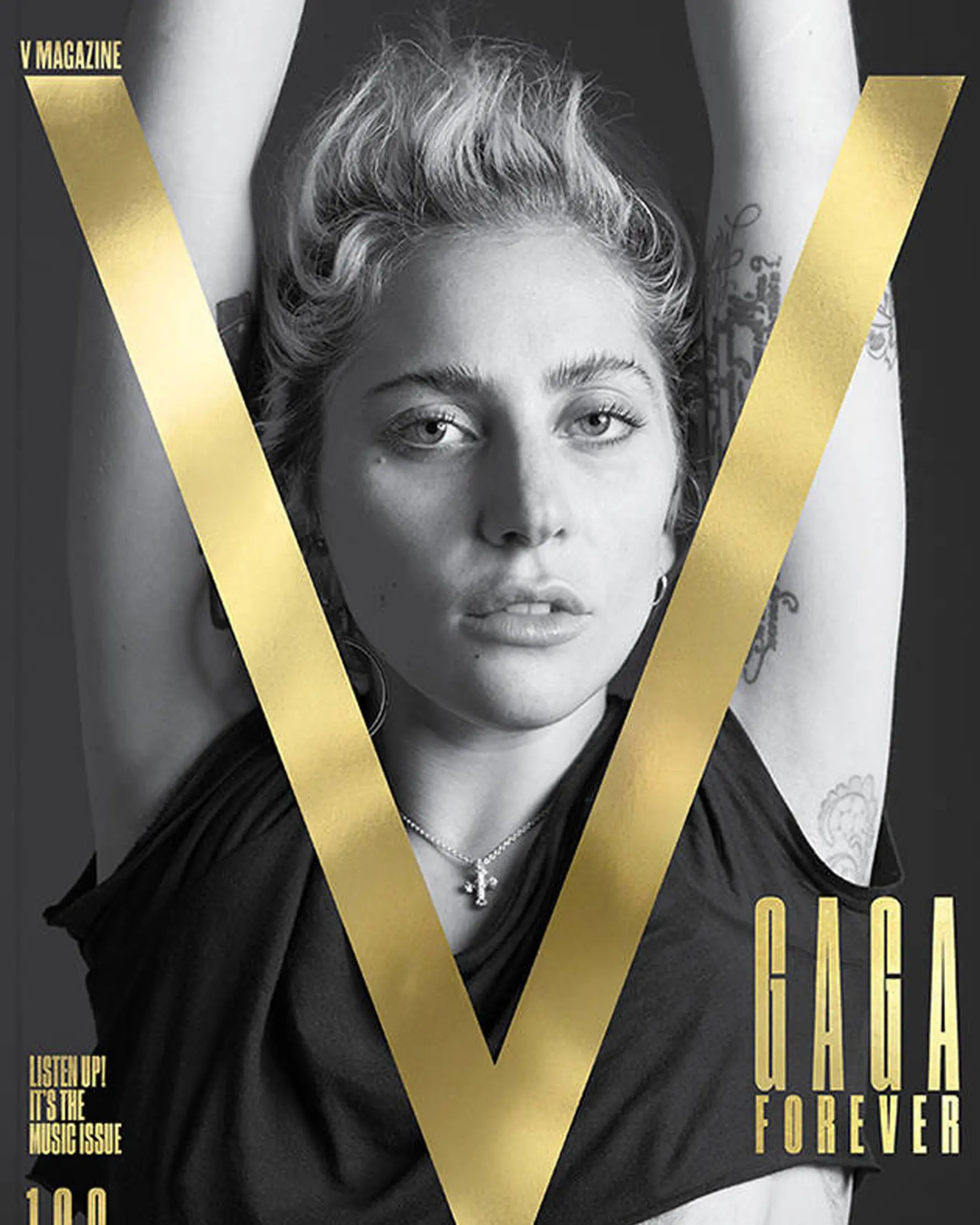 Lady Gaga di sampul majalah V.