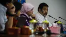 Diskusi tersebut membahas tentang desakan penghapusan hukuman mati di Era pemerintahan Jokowi, Jakarta, Rabu (15/10/2014) (Liputan6.com/Faizal Fanani)