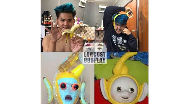 5 Cosplay Low Budget Pakai Isolasi Ini Kocak, Bikin Ketawa