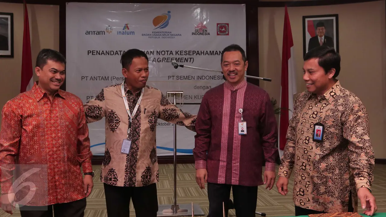 20151015-Empat Perusahaan BUMN Lakukan Kerjasama di Jakarta
