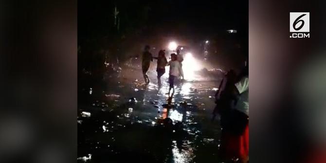 VIDEO: Detik-Detik Tsunami Terjang Pandeglang dan Lampung