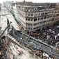 Penampakan flyover India yang runtuh pada Kamis 31 Maret 2016 malam waktu setempat. (Reuters)