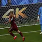 Kokorin rayakan gol ke gawang Aljazair (REUTERS/Amr Abdallah Dalsh)