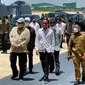 Presiden Jokowi saat groundbreaking smelter Freeport Gresik. (Dian Kurniawan/Liputan6.com)