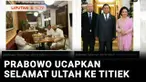 Di tengah kesibukan kunjungan kerja ke luar negeri, Presiden Prabowo Subianto mengucapkan selamat ulang tahun kepada Titiek Soeharto, lengkap dengan postingan momen hangat bersama dengan sang putra Didit Hediprasetyo.