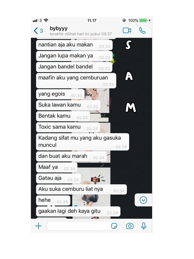 6 Spam Chat ke Pacar Sebelum Tidur Ini Bikin Baper