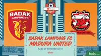 Shopee Liga 1 - Badak Lampung FC Vs Madura United (Bola.com/Adreanus Titus)