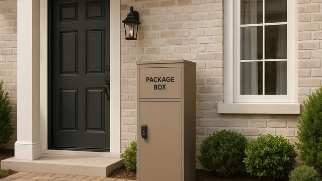 Desain Kotak Paket Depan Rumah
