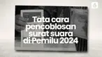14 Februari 2024 warga Indonesia di tanah air akan serentak menggelar pemilihan umum 2024. Melalui berbagai jenis surat suara mereka akan memilih siapa Presiden serta perwakilan legislatif di pusat, provinsi, kabupaten dan kota. Berikut tata cara men...