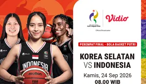 Korea Selatan vs Indonesia - Asian Games 2026 Women’s Basketball: Berebut Tiket Semifinal di Vidio