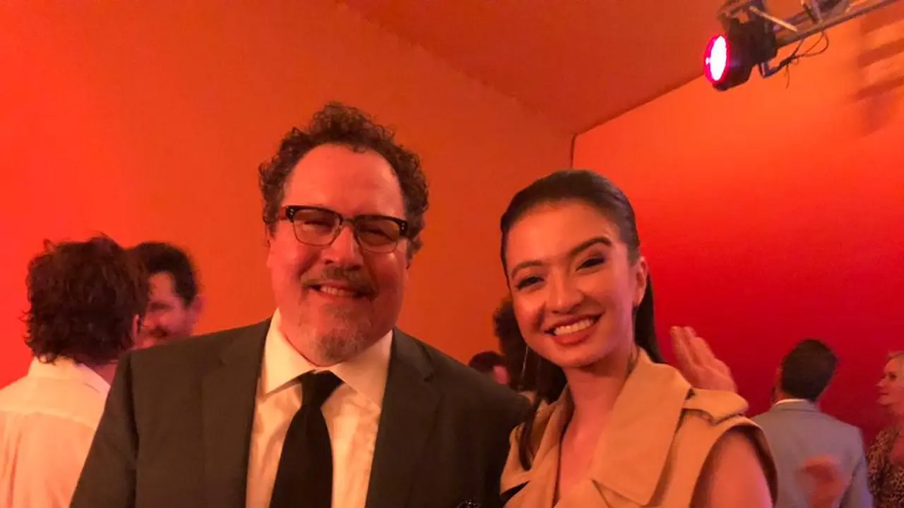 [Fimela] Raline Shah di Premiere The Lion King di Hollywood