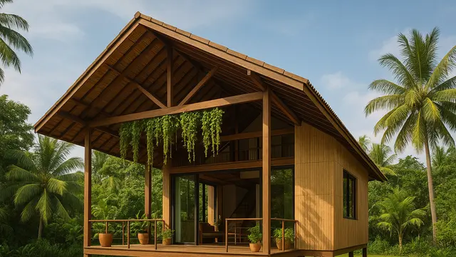 Model Rumah Panggung Bergaya Modern (Foto: ChatGPT)