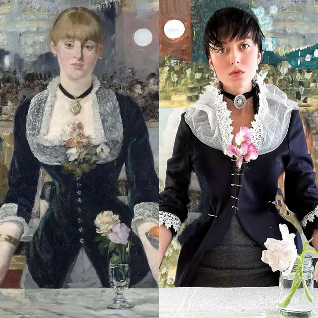 6 Potret Wanita Cosplay Jadi Mirip Lukisan Terkenal, Totalitas Tanpa Batas