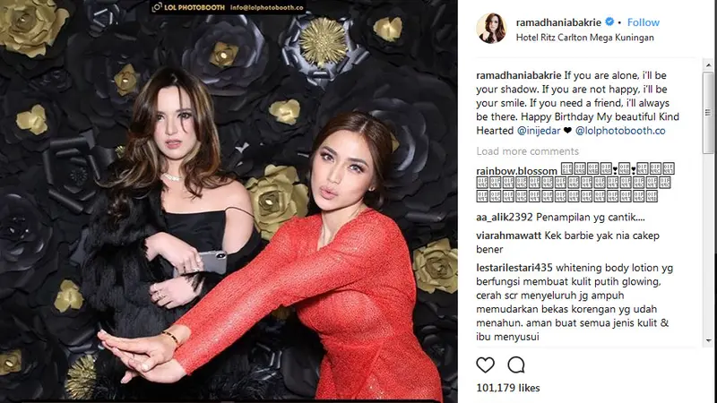 Nia Ramadhani dan Jessica Iskandar