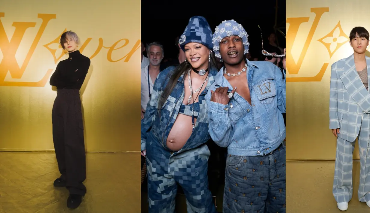 Sederet selebriti dunia hadir dalam show pertama Pharel Williams sebagai Creative Director LV. Ada Jackson Wang, Jared Leto, hingga Song Joong Ki, seperti apa potretnya? [Louis Vuitton]