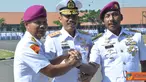 Citizen6, Surabaya: Hadir dalam acara tersebut Dankodikopsla Laksma TNI Yayat Achmad Hadirat, Kepala Staf Armatim (Kasarmatim) Laksma TNI Darwanto, Komanadan Lantamal V Surabaya Laksma TNI Sumadi. (Pengirim: Penkobangdikal)