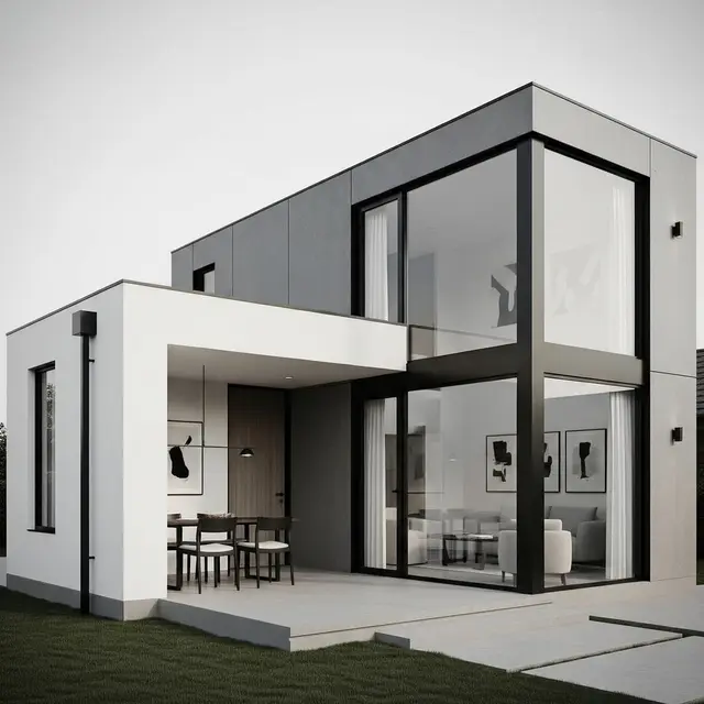 Model Rumah Minimalis tapi Cantik dengan Biaya Terjangkau (Image by Gemini AI)