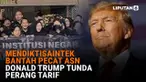 Mendiktisaintek Bantah Pecat ASN, Donald Trump Tunda Perang Tarif